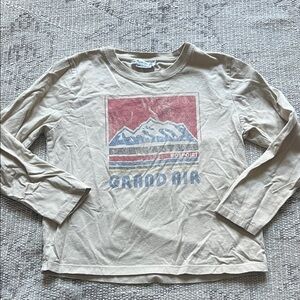 Bonpoint Beige Graphic Tee